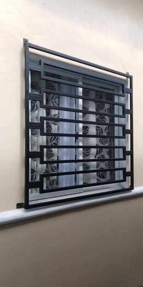 Window Grill Ideas, Grill Design Modern, Security Door Design, Steel Grill Design, Modern Window Design, Window Grills, Modern Window Grill, Home Window Grill Design, Burglar Bars