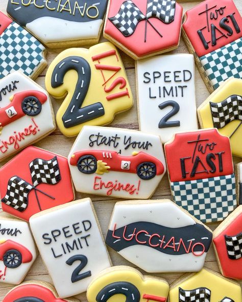 Race Car Theme Birthday Cookies, Too Fast Birthday Cookies, Two Fast Birthday Cookies Decorated, 2 Fast Birthday Party Cookies, 2 Fast 2 Curious Birthday Cupcakes, 2 Fast Cookies Decorated, 2 Fast 2 Curious Cookies, 2 Fast Birthday Party Theme, Two Fast Two Curious Cookies