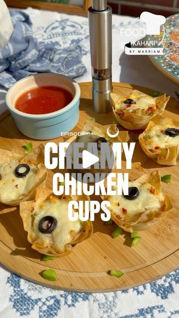 Chicken Cups, Sauté Onions, Chicken Cook, Ramadan Special, Recipes Snacks, Quick Recipes Snacks, Delicious Snacks, Black Olives, Muffin Tray