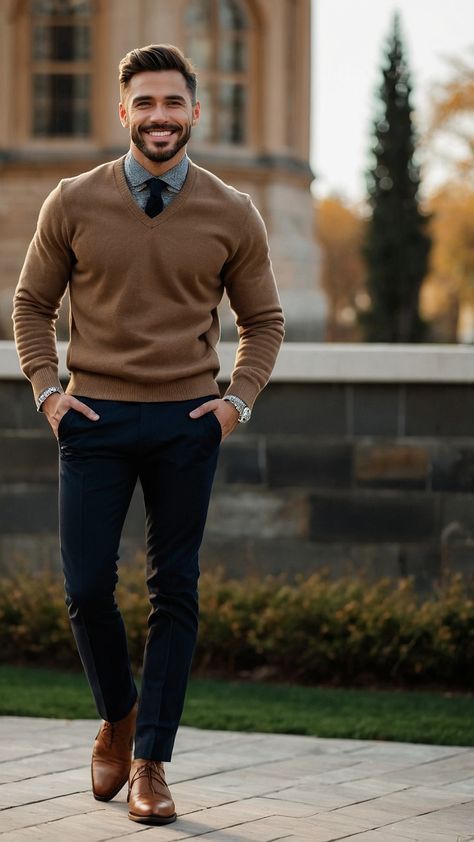 Semi Formal Men’s Outfit Winter, Formals For Men Classy, Christmas Outfit Men Classy, Men Formal Outfit Classy, Semi Formal Men, Men Formal Outfit, Vest Outfits Men, Stylish Street Style, Dapper Outfit