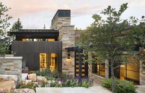 From technology boosts in every room to spaces built to go the distance, these are the residential trends of the future. #exterior #architecture #homedesign #designtrends #designer Mountain Modern Home, Mountain Home Exterior, Mountain Architecture, Timber Roof, Modern Mountain Home, Mountain Living, Mountain Modern, Modern Mountain, Colorado Homes