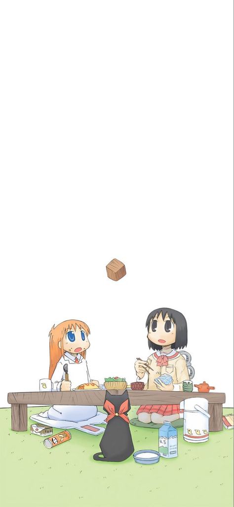 Azumanga Wallpaper Collection: Immerse Yourself in the Whimsical World of Azumanga Daioh Nichijou Wallpaper Iphone, Nichijou Wallpapers, Azumanga Daioh Wallpaper, Slice Of Life Anime, Best Wallpaper Hd, Y2k Posters, Azumanga Daioh, Horsemen Of The Apocalypse, Iconic Wallpaper