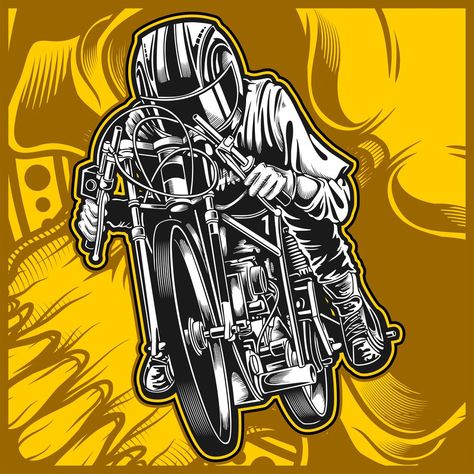 motorcycle racing vector hand drawing Thailook Design Vector, Valentina Rupaul Drag Race, Vespa Racing, Racing Wallpaper, Design Racing, Tipografi 3d, Motorcycle Artwork, Motorcycle Posters, Racing Posters