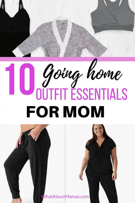 10 Comfy Postpartum Outfit Essentials For Hospital And Home Going Home Outfit For Mom After Delivery Winter, Mom Home From Hospital Outfit, Postpartum Coming Home Outfit, Going Home Outfit For Mom Winter, What To Wear Postpartum, Best Postpartum Outfits, What To Wear Home From Hospital Mom, Home From Hospital Outfit For Mom, Going Home From Hospital Outfit For Mom