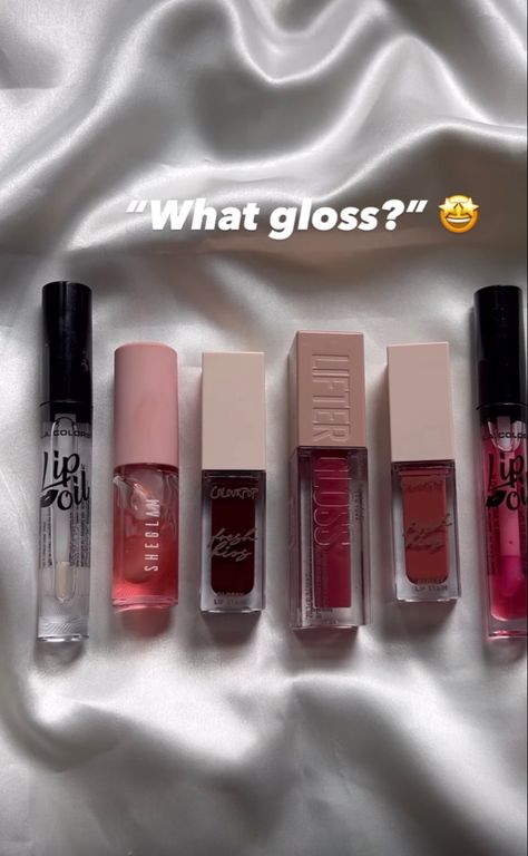 My favorite cheap lip glossies 🫦 Good Cheap Lip Gloss, Lip Gloss Cheap, Cute Clear Lip Gloss, Item Beauty Lip Gloss, Cheap Lip Gloss, Cheap Lipgloss, Clear Lipgloss, Burr Basket, Best Lip Gloss