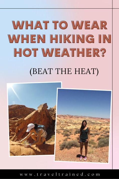 Keep Your Cool on the Trail: What to Wear When Hiking in Hot Weather! Stay comfortable and protected during scorching hikes with these expert clothing tips. Beat the heat and conquer the trails like a pro. #HikingInHotWeather #SummerHiking #StayCoolOnTheTrail #HikingTips #Hiking Clothing #Hot Weather Hiking Tips #Beat the Heat #Outdoor Adventures #Trail Comfort #Hiking Footwear Best Hiking Gear, Hiking Clothing, Clothing Tips, Hiking Outfit Women, Hiking Tips, Hiking Women, Hiking Gear, Beat The Heat, Hiking Outfit