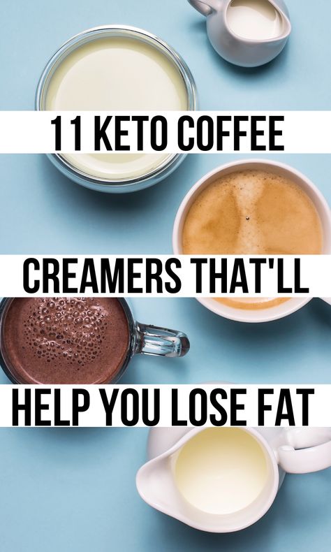 These amazing low carb coffee creamers are made with MCT oil, Heavy Whipping Cream, and several different flavorings that make your morning bulletproof coffee taste just like Starbucks or CoffeeMate creamers. Mocha, salted caramel, eggnog, chocolate covered cherry, nutella, and many more flavors! And guess what! They are all sugar free! | Olivia Wyles | Keto Lifestyle Guide | Low Carb Recipes Eggnog Chocolate, Low Carb Coffee Creamer, Coffee Creamer Recipes, Low Carb Coffee, Keto Coffee Creamer, Chocolate Covered Cherry, Keto Coffee Recipe, Homemade Coffee Creamer, Coffee Creamers