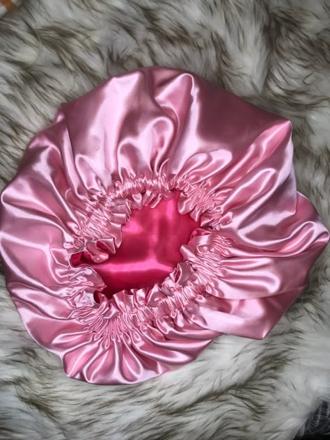 Each oversized Satin lined bonnet is handmade and lined with satin. Oversized bonnet is 15"-18". Pink Satin Bonnet, Pink Bonnet Aesthetic, Bonnets Aesthetic, Bonnet Aesthetic, Xmas List Ideas, Pink Bonnet, Silk Bonnet, Satin Bonnet, Hair Bonnet