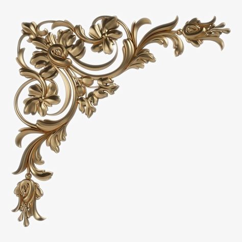 Molduras Vintage, غلاف الكتاب, Frame Pattern, Gold Decal, Seni Vintage, Bloxburg Decals Codes, Baroque Ornament, Bloxburg Decals, Png Aesthetic