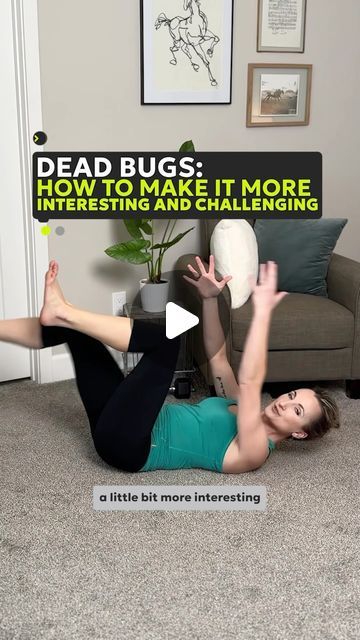 Dead Bug Exercise, Core Exercise, Shoulder Pain Relief, Hip Stretches, Senior Fitness, Core Muscles, Shoulder Pain, Core Workout, Always Remember