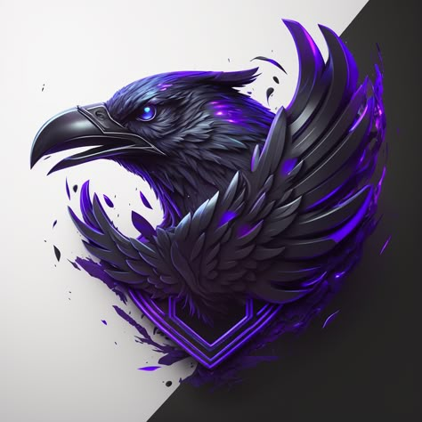 Logo For Twitch, Eagle Artwork, Raven Logo, Eagle Vector, Painting Logo, Eagle Wallpaper, Logo Gaming, Sports Logo Design, Eagle Art