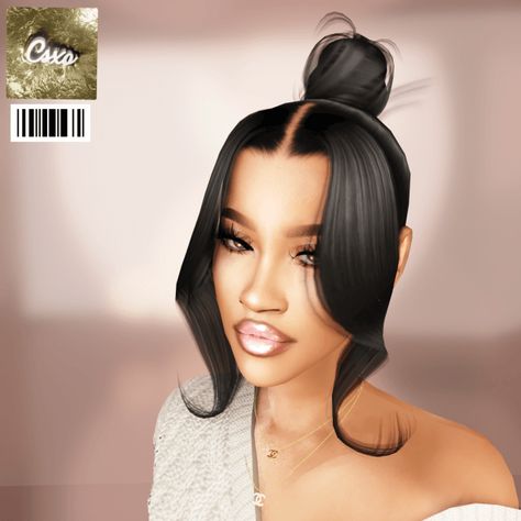 Claw Clip Sims 4 Cc, Sims 4 Cc Short Hair Female Urban, Sims 4 Lace Front Cc, Sims 4 Black Cc Hair, Sims 4 Bun Hair, Sims 4 Cc Hair Black Women, Sims 4 Cc Baddie Clothes, Sims4cc Hairstyles, Sims Baddie