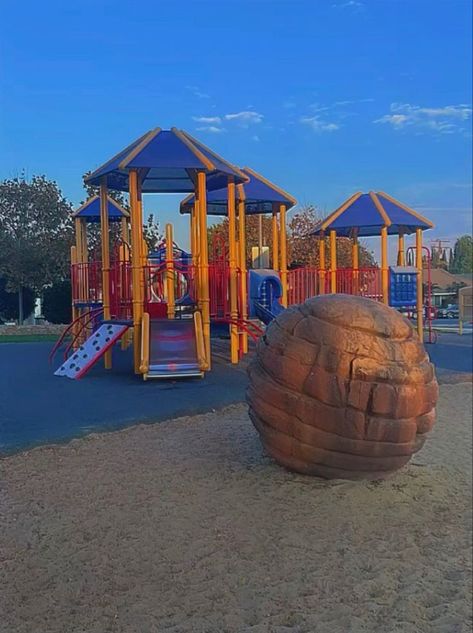 Playground Aesthetic, Aesthetic Park, Only Aesthetic, Park Playground, Backyard Playground, Aesthetic Pfp, Black Aesthetic Wallpaper, Kids Playground, Character Aesthetic