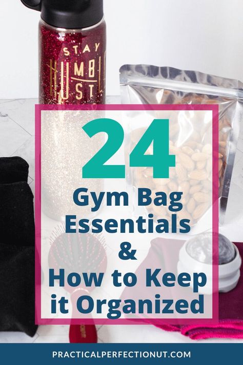 Do you get tired of losing everything at the bottom of your gym bag? Or do you forget things all the time at the gym? Look no further than this post with an ultimate gym bag essentials checklist and ways to keep it organized! It also includes a free water tracker printable! Things To Put In Your Gym Bag, Gym Bag Checklist Women, Gym Bag Checklist, Gym Must Haves For Women, What’s In My Gym Bag, Gym Bag Essentials Mens, Gym Bag Essentials List, Gym Essentials Woman, Workout Bag Essentials