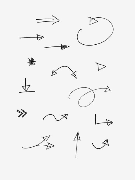 Arrows Drawing, Round Arrow, Arrow Mark, Arrow Sticker, Arrow Doodle, Arrow Illustration, Arrow Line, Cute Arrow, Circle Arrow