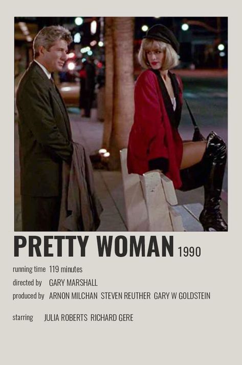 Pretty Woman Love Tactics Poster, Pretty Woman Aesthetic Movie, Pretty Woman Movie Poster, Movie Posters Romance, Pretty Woman Movie Aesthetic, Pretty Woman Poster, Pretty Woman Film, Pretty Woman Movie, Fav Movie