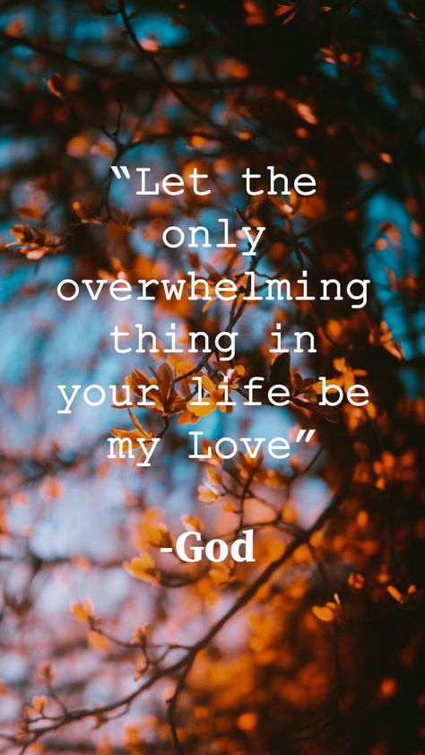 No matter what tries to overwhelm your life, let God overwhelm you with His everlasting love. ❤️ Overwhelming Love Quotes, Christian Articles, Peace Scripture, Bible Prints, Gods Love Quotes, Quotes Bible, Christian Pictures, Everlasting Life, 2024 Christmas