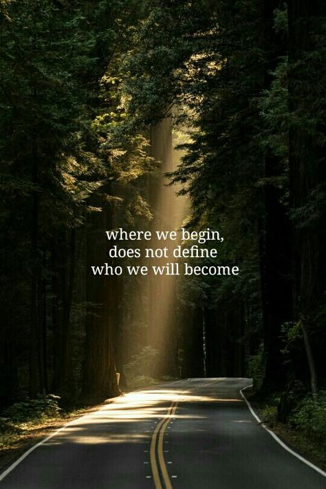 Where we begin, does not define who we will become. Provoking Quotes, Picture Jokes, Gain Knowledge, Success Mantra, Light Quotes, 2nd Chance, Inspirational Quotes About Success, Journey Quotes, Important Quotes