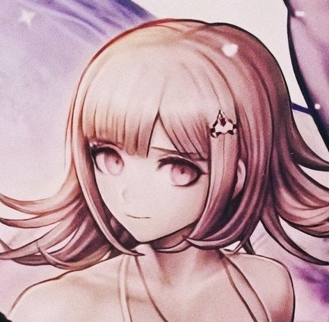 Chiaki Icon, Chiaki Danganronpa, Nanami Chiaki, Chiaki Nanami, Goodbye Despair, Japanese Video Games, Danganronpa 2, Brush Drawing, Silly Goofy