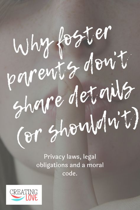 I have been getting a lot of PERSONAL questions about my kiddos. Most seem innocent and some people get very angry when I tell them to mind their business. But there is a lot that goes into this foster gig! Here's a whole blog post on the legal and moral obligations to safeguard foster kid's privacy. It covers more than you think! Foster Parent Recruitment Ideas, Foster Parent Quotes, Foster Kids, Moral Code, Urban Legend, Foster Family, Personal Questions, Difficult Conversations, Very Angry