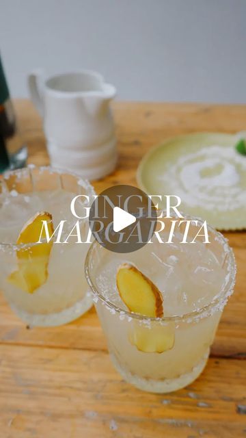 SheerLuxe on Instagram: "Ginger Margaritas @alexandradudley 

Ingredients 
120ml of tequila blanco
60ml of lime juice
60ml of ginger syrup
30ml of Cointreau

FOR THE GINGER SYRUP:
120g of fresh ginger
200g of caster sugar
250ml of water
TO GARNISH
Fresh sliced ginger

Method 
Step 1
To make the ginger syrup, peel the ginger (either using a vegetable peeler or teaspoon) & slice finely. Add to a saucepan with the sugar & water, bring to the boil then reduce to a simmer & heat for 25 minutes. Allow the mixture to cool, then refrigerate until well chilled to allow the ginger to fully infuse. Run the mixture through a sieve, discard the ginger & chill the syrup until ready to use.
Step 2
To make the margaritas fill a cocktail shaker with ice & add the cocktail ingredients. Shake well & pour int Apple Tree Garden, Ginger Margarita, Sliced Ginger, Home Wine Bar, Pizza Cupcakes, Pretty Cocktails, Ginger Syrup, Cocktails To Try, Tree Garden