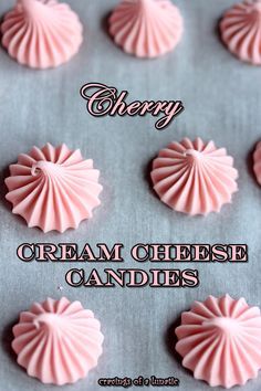 Cherry Fudge, Cherry Cream Cheese, Cream Cheese Mints, Candy Truffles, Candied Nuts, Holiday Foods, Candy Cookies, Homemade Candies, Candy Desserts