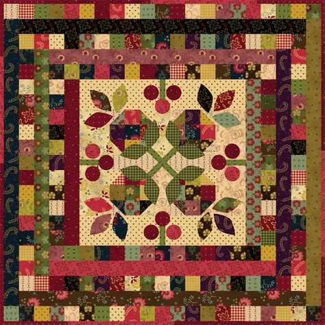 Snowball Blossoms by Kim Diehl    Kim Diehl signature style includes scrappy patchwork, beautiful applique and a stunning palette of prin... Simple Whatnots, Kim Diehl Quilts, Beginner Quilting, Mini Patchwork, Quilt Books, Kim Diehl, Primitive Quilts, Hanging Quilts, Medallion Quilt