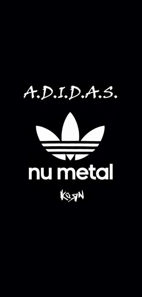 Korn Wallpaper Aesthetic, Korn Wallpapers Iphone, Nu Metal Wallpaper, Korn Aesthetic, Korn Wallpaper, Korn Adidas, Korn Logo, Rock Meme, Metal Logo Design