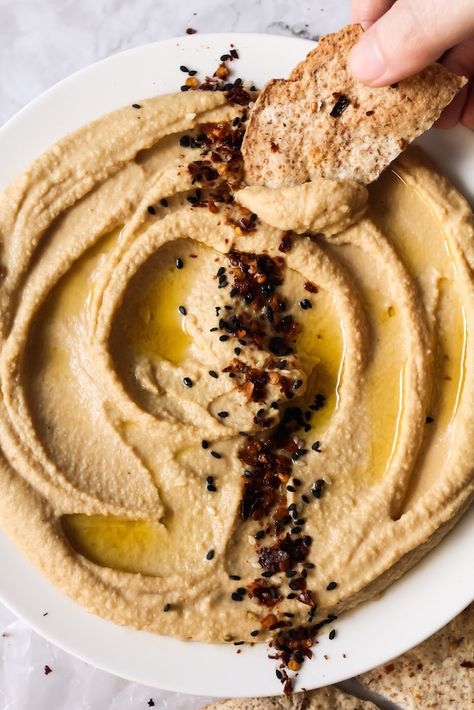 Miso Hummus with Shichimi Togarashi Spiced Pita - Unit 1404 Japanese Spices, Shichimi Togarashi, Hummus Ingredients, Spice Mix Recipes, Cake Vegan, Pita Chips, Spice Mix, Vegan Cake, Homemade Food