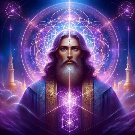 ascended master st. germaine with violet flame and sacred geometry - Image Creator from Microsoft Designer St Germaine, Geometry Symbols, Podcast Cover Art, Violet Flame, Sacred Geometry Symbols, Bodybuilding Workout Plan, Ascended Masters, Art Spiritual, Bodybuilding Workout