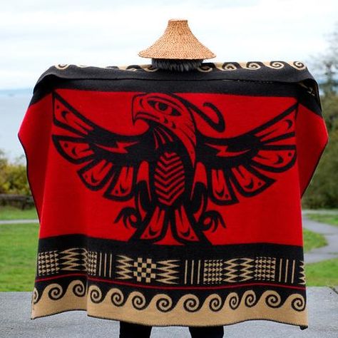 Native Drawings, Eighth Generation, Native Decor, Pacific Northwest Art, Native American Wisdom, Haida Art, Native American Traditions, Native American Clothing, Wool Blankets