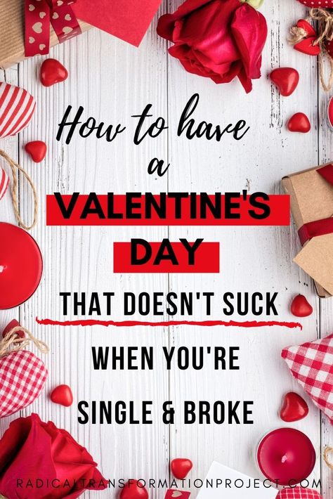 What to do for valentines day when you're single or don't have any money. Check out this guide for having an awesome valentines day when you're single. #valentinesday #single Health Encouragement, Valentines For Singles, Personal Growth Motivation, Single People, Still Single, Healthy Relationship, Happy Vibes, Choose Happy, Time To Celebrate