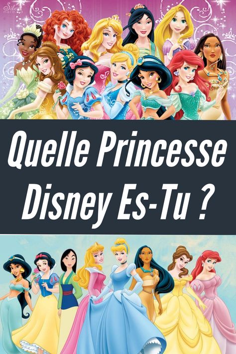 Si vous êtes comme moi, une vrai fan de Disney, alors vous avez dû passer beaucoup de temps à débattre avec vos proches de quelle princesse Disney vous êtes.  J’ai passé des heures à débattre sur ce sujet. Il est donc maintenant temps de mettre un terme à ces questionnements et de répondre à cette ultime question : quelle princesse Disney es-tu ?  Alors répondez à ce test de princesse Disney dès maintenant ! Crush Quizzes, Quiz Disney, Disney Test, Disney Mignon, Disney Quiz, Princesses Disney, Images Disney, Disney Films, Disney Princesses