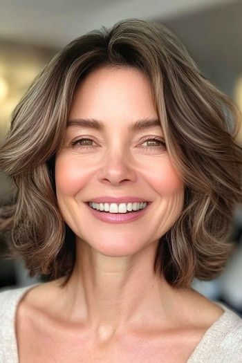 Wavy Layered Bob, Shaggy Layered Bobs, Layered Wavy Bob, Fine Wavy Hair, Hair Winter, Feathered Bob, Layered Bob With Bangs, Long Layered Bob, Hairstyles For Fine Hair