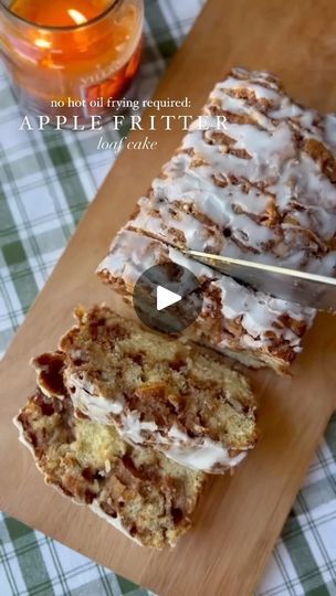 1.9K views · 218 reactions | “Table-tasters” look at this delicious treat we found at #shelikesmilk 🤤. Try this delicious Apple Fritter Loaf Cake recipe. 🍎🎂. 📸: @shelikesmilk | Follow Table Taste (FB) & @tabletastecollection (IG) For More  Apple Fritters Loaf Cake 1/3 cup brown sugar  3 tsp cinnamon  2  1/2 apples, peeled and rough chopped 2/3 cup + 3 tbsp granulated sugar  1/2 cup softened butter  2 eggs  1  1/2 tsp vanilla  1  1/2 cups flour  1 3/4 teaspoons baking powder  1 tsp salt  1/2 cup + 3 tbsp milk  1 cup powdered sugar   1. Preheat oven to 350 degrees F. Prep your 9x5” loaf pan with a non-stick spray or line with parchment paper. 2. Mix 1/3 cup brown sugar and 2 tsp cinnamon in a small bowl, set aside. Toss cubed apples with 2 tbsp granulated sugar and remaining 1 tsp of cin Shelikesmilk Apple Fritter Loaf Cake, Easy Loaf Cake Recipes, Apple Fritters Cake Recipe, Apple Fritter Cake, Apple Loaf, Coffee Cake Recipes Easy, Streusel Cake, Apple Streusel, Ibs Recipes