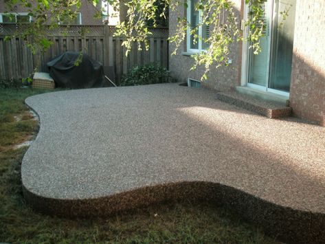 Exposed Aggregate Concrete Gallery - Concrete Trimmings Ltd. Exposed Aggregate Patio, Aggregate Patio, Exposed Aggregate Concrete, Aggregate Concrete, Exposed Aggregate, Backyard Patio, Contact Us, Take A, Look At