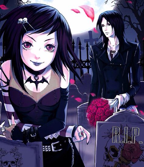 Raven And Alexander, Vampire Boyfriend, Dark Kawaii, Vampire Kiss, Reading Sites, Tv Tropes, Gothic Romance, Scene Kids, Emo Scene