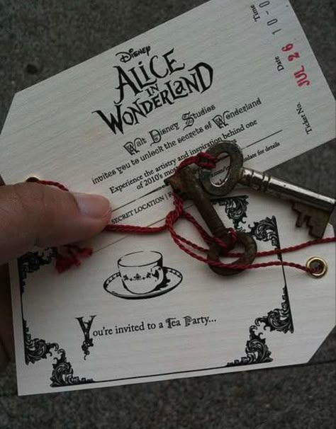 alice in wonderland invitation cards 💌 Alice And The Wonderland, Alice In Wonderland Tea Party Birthday, Wonderland Aesthetic, Alice In Wonderland Aesthetic, Alice In Wonderland Tea Party, Alice In Wonderland Party, Tea Party Birthday, Wonderland Party, Mad Hatter