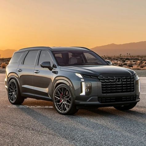 Hyundai Palisade 2023, 2023 Hyundai Palisade, Auto Hyundai, Hyundai Suv, Hyundai Palisade, Suv Models, New Hyundai, Mid Size Suv, Car Mods