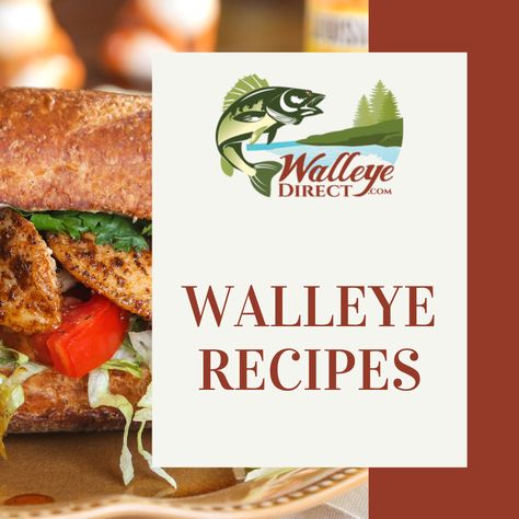 Walleye Recipes by WalleyeDirect.com Freshwater Fish Fish Cheeks Recipes, Pickerel Cheeks Recipe, Walleye Cheeks Recipe, Walleye Recipes, Frozen Fish Fillets, Frozen Fish, Fish Fillets, Fish Fillet, Freshwater Fish