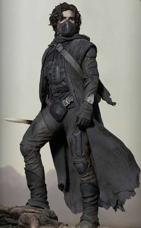 Scifi Cosplay, Dune Outfit Men, Dune Fashion Men, Dune Character Design, Dune Suit, Dune Clothing, Dune Clothing Concept Art, Stillsuit Dune, Dune Costume Design