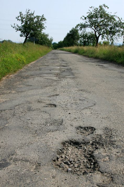 Hole on Damage Road. Damage Road #Sponsored , #ad, #AFFILIATE, #Damage, #Road, #Hole Cracked Road, Road Accidents Poster, Abandoned Highway, Road Photo, Asphalt Road, Photoshop Tutorial Photo Editing, Abandoned Race Tracks, Road Rage, Creative Poster