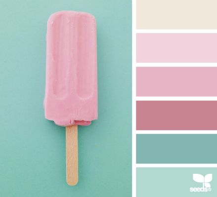 Beautiful summer palette. Summer Palette, Design Seeds, An Ice Cream, Colour Board, Colour Schemes, Color Pallets, Color Swatches, Beautiful Summer, Room Colors