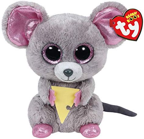 Ty Beanie Boos Collection, Mouse With Cheese, Ty Animals, Ty Stuffed Animals, Ty Toys, Ty Babies, Deer Doll, Big Eyes Doll, Cute Beanies