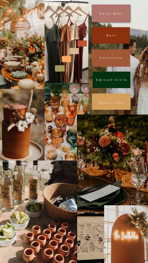 Oklahoma Wedding Venues Outdoor, December Wedding Colors, Oklahoma Wedding Venues, Wedding Theme Color Schemes, Fall Wedding Color Schemes, Burnt Orange Weddings, Yosemite Wedding, Boda Mexicana, Outdoor Fall Wedding