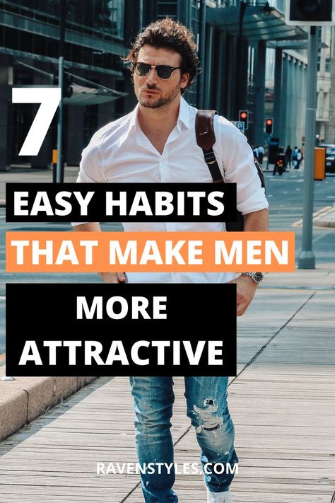 Wanna know what all attractive men have in common? These 7 common habits that all attractive men share are something anyone could replicate to instantly become more attractive! #beautyhacks #mindset #trendy #blazer #casual #sneakers #latestafrican #formal #streetwear #summer