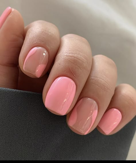 Short Nails Summer, Pink Nail Art Designs, Pedicure Ideas, Square Nail Designs, Short Square Nails, Pink Nail Art, Summer Acrylic Nails, Pink Nail, Short Nail Designs