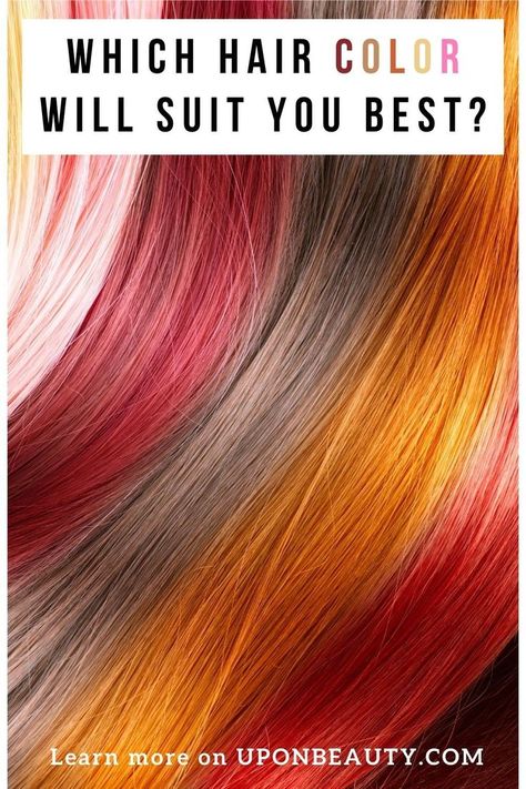 Just because you want to be a blonde like your bestie doesn’t mean it will come out looking right on you. Anyway, here I’m going to set the record straight about how to choose your best hair color. So, if you want to know Which Hair Color Will Suit You Best? Then, check out this post! #makeup #DIYmakeup #lightingformakeup Which Hair Colour Suits Me, Safe Hair Dye, Dark Skin Light Hair, Baylage Hair, Which Hair Colour, Blonde Dye, Hair Dye Tips, Best Hair Dye, Best Hair Color