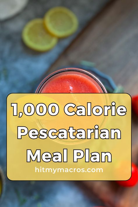 🐟 Discover the power of macros with our Macro Meal Plan! Dive into our 1000 Calorie Pescatarian plan, perfectly balanced to support your goals while satisfying your taste buds. 🥗📊 #MacroMagic #PescatarianFuel Visit hitmymacros.com for personalized plans! Meal Plan Pescatarian, Diet Meal Plan Pescatarian, High Protein Pescatarian, How To Start A Pescatarian Diet, 1500 Calorie Meal Plan Pescatarian, 1000 Calorie Meal Plan, Pescatarian Meal Plan, Watermelon Snack, Pescatarian Diet