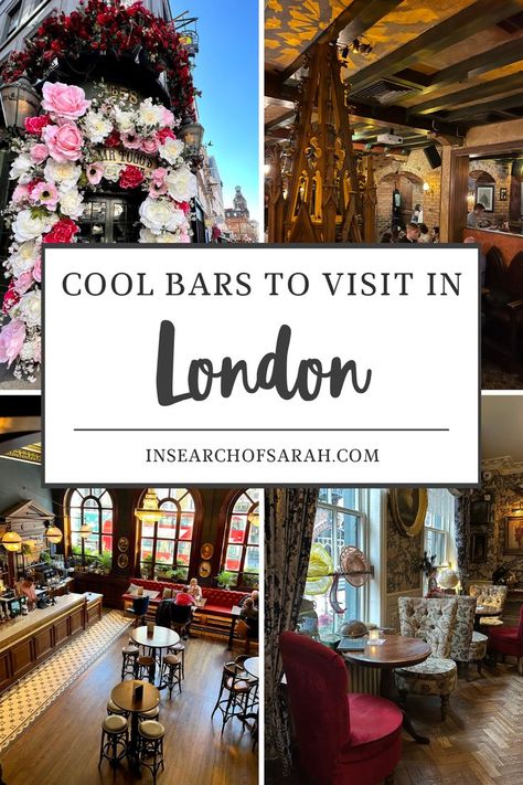 cool bars in london england Cool Bars In London, Best Bars London, London Christmas Market, What To Do In London, Bars In London, London In December, London Tips, Best Cocktail Bars, London Bucket List